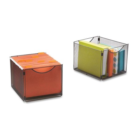 SAFCO Onyx Mesh Storage Cube Bins SAF2173BL